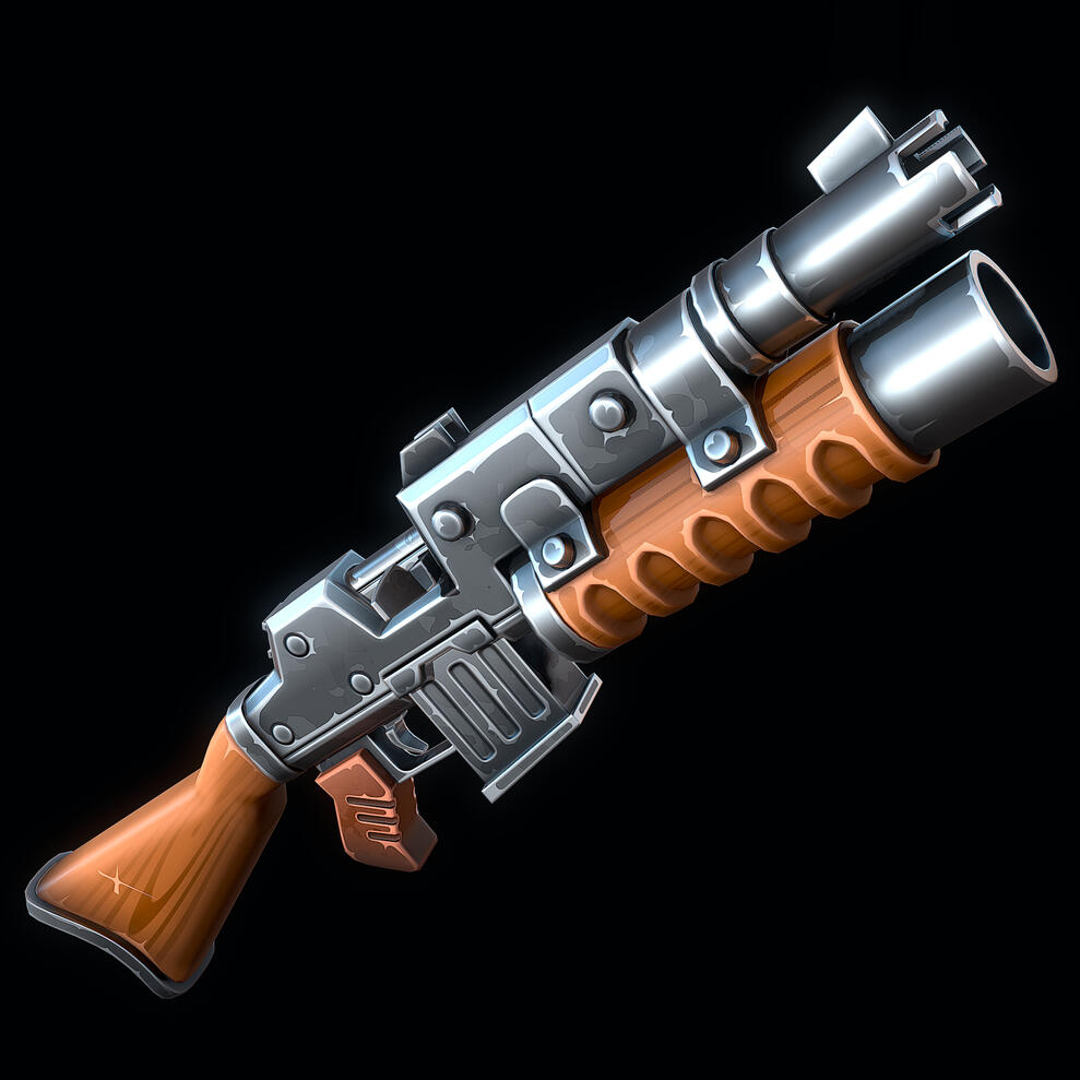 Stylized Heavy Machine Gun Stylized Heavy Machine Gun