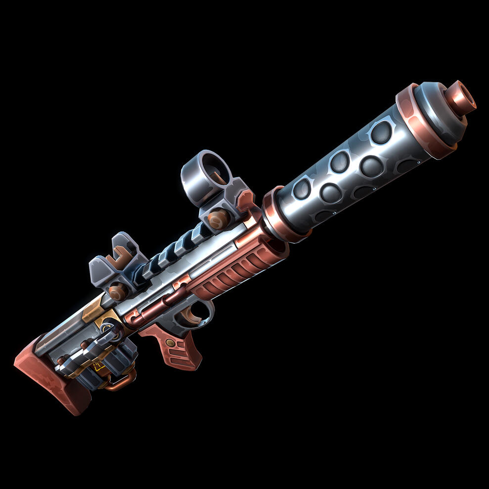 Stylized Sci-fi Rifle Stylized Sci-fi Rifle