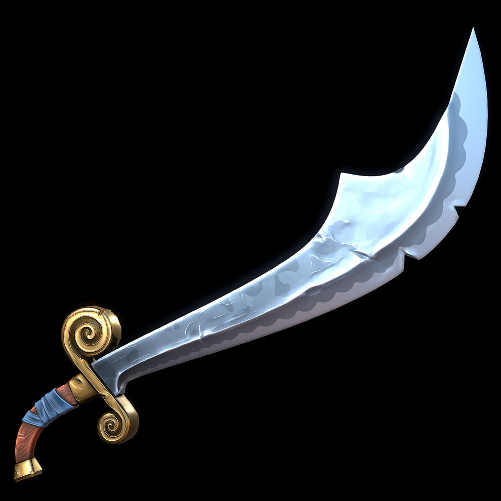 Stylized Scimitar Stylized Scimitar