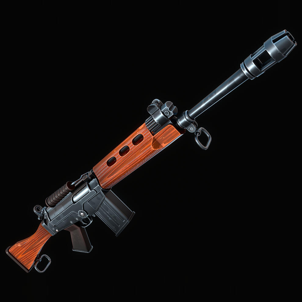 Stylized Assault Rifle Stylized Assault Rifle