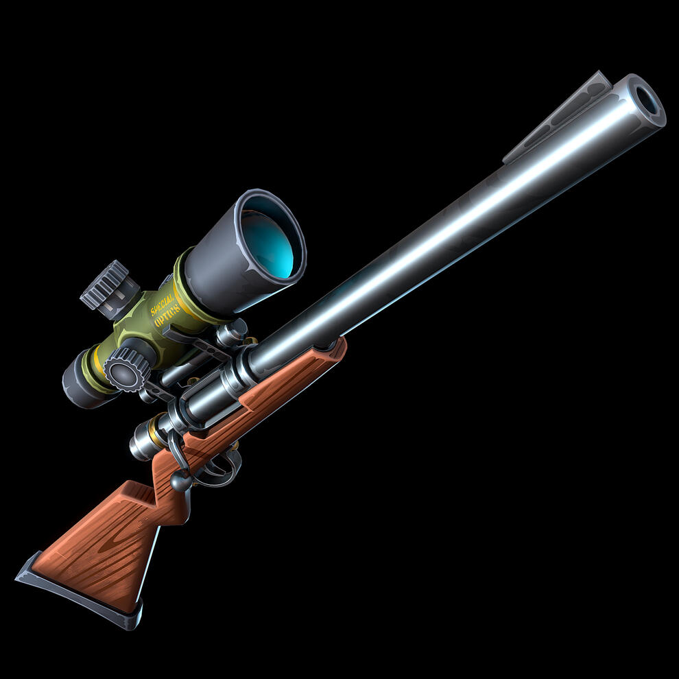 Stylized Sniper Rifle Stylized Sniper Rifle